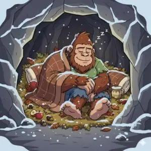 Bigfoot Hibernating